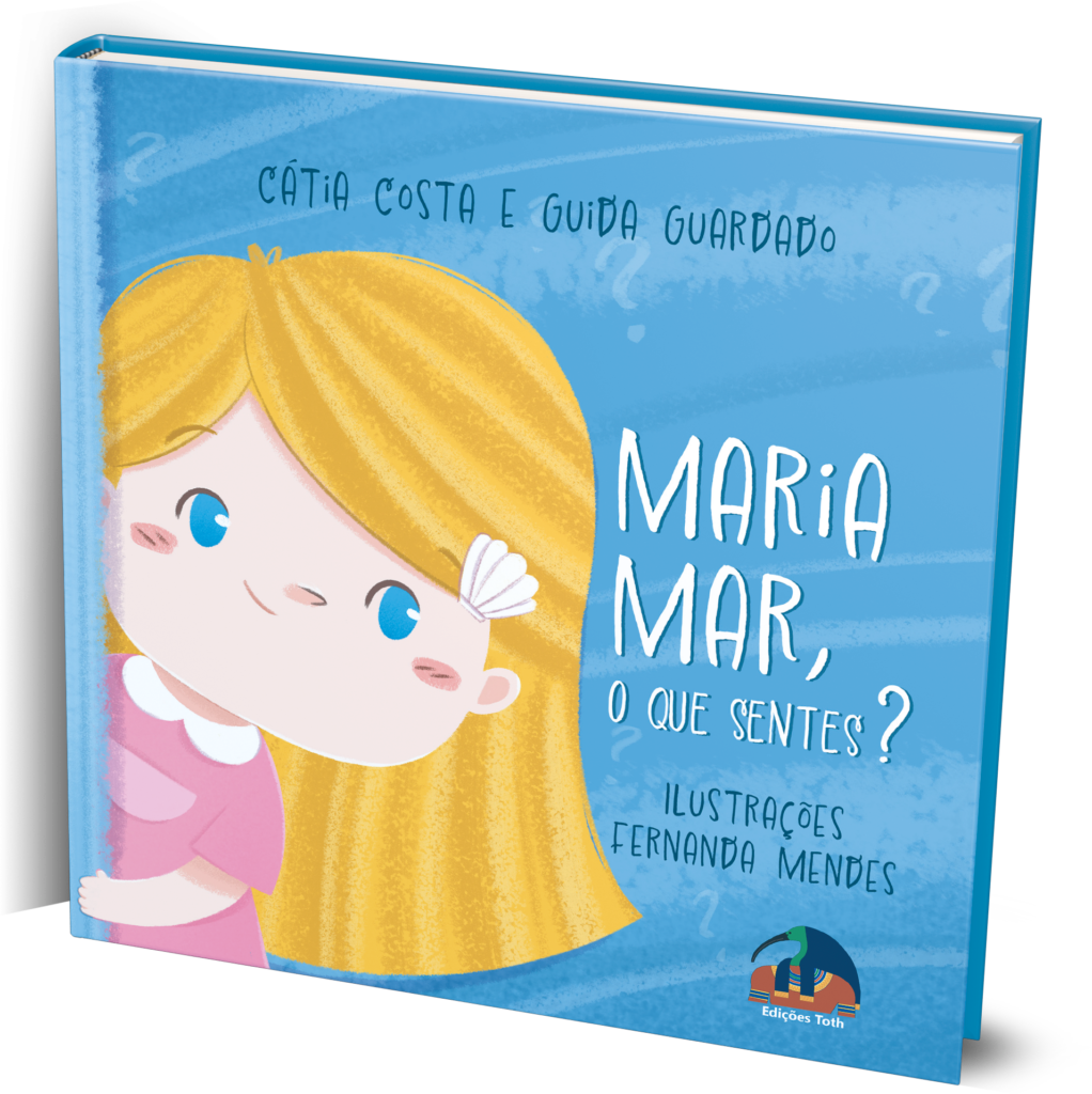 Maria Mar, o que sentes? é uma história emocionante sobre uma menina com PEA (Perturbação do Espetro do Autismo) e as emoções que vai sentindo em ambiente escolar.